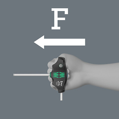 Tua vít lục giác tay cầm T 454 Hex-Plus HF 10 x 200 mm với bi giữ Wera 05023355001