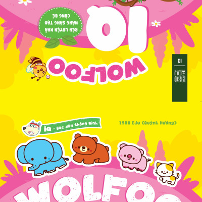 WOLFOO IQ Rèn Luyện Khả Năng Sáng Tạo Cùng Bé – Các Loại Động Vật