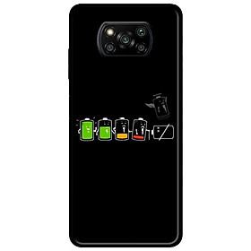 Ốp lưng dành cho Xiaomi Poco X3 mẫu Cạn Pin