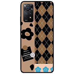 Ốp lưng dành cho Xiaomi Redmi Note 11 Pro 5G mẫu Hoa Nền Sọc