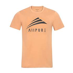 Áo thun cotton ALLPUR với logo in trực tiếp Single Jersey Essentials đen nam tính