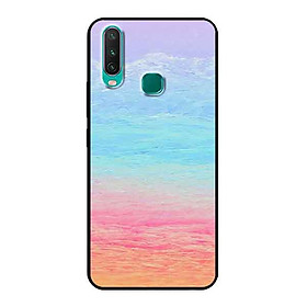 Ốp Lưng in cho Vivo Y17 Mẫu NỀN ĐÁ HOA 11 - Hàng Chính Hãng