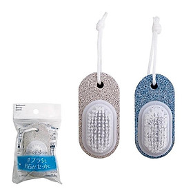 Bàn chải vệ sinh chân, tay có móc treo Echo - Hàng nội địa Nhật Bản nhập khẩu chính hãng