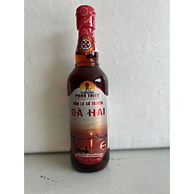 Thùng Nước Mắm Nhỉ Lú Cổ Truyền Bà Hai MS40B ( 6 chai thủy tinh x 500ml )