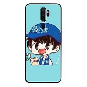 Ốp lưng dành cho Oppo A5 ( 2020 ) - A9 ( 2020 ) - Find X2 - F11 Pro mẫu Ảnh Đôi Xanh MU