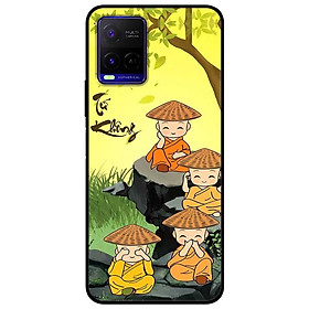 Ốp lưng dành cho Vivo Y21 - Vivo Y21s mẫu Tứ Không Đội Nón