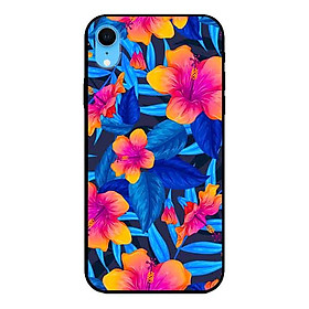 Ốp lưng in cho Iphone XR Mẫu Hoa Lá Xanh