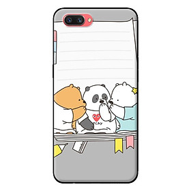 Ốp in cho Oppo Realme C1 3 Chú Gấu 3 - Hàng chính hãng