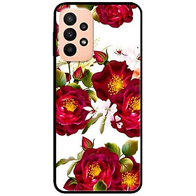 Ốp lưng dành cho Samsung A13 4G mẫu Hoa Hồng Nhị Vàng Nền Trắng