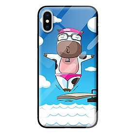 Ốp kính cường lực cho iPhone XS bò 20 - Hàng chính hãng