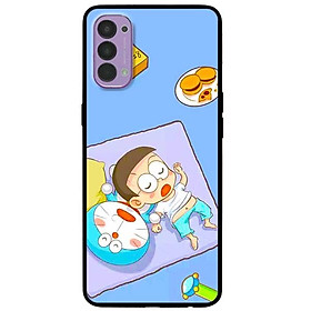 Ốp lưng dành cho Oppo Reno 4 mẫu Mèo Và Nô Ngủ