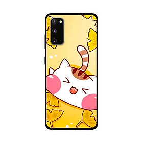 Ốp Lưng Dành Cho Samsung Galaxy S20 mẫu Mèo May Mắn 3 - Hàng Chính Hãng