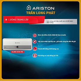 BÌNH NƯỚC NÓNG GIÁN TIẾP 20 LIT ARISTON SLIM3 20R VN - NEW - HÀNG CHÍNH HÃNG
