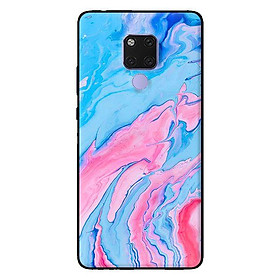 Ốp in cho Huawei Mate 20 Đá Xanh Hồng - Hàng chính hãng