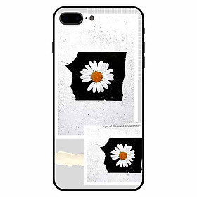 Ốp lưng in cho Iphone 7 Plus/ 8 Plus Mẫu Hai Khung Hoa Cúc