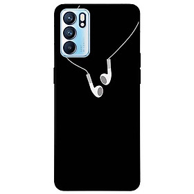 Ốp lưng dành cho Oppo Reno 6 - Reno 6 Z mẫu Cọng Tai Nghe