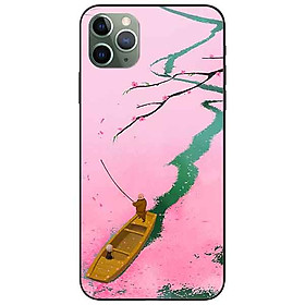 Ốp lưng in cho Iphone 11 Pro Max Mẫu Dòng Sông Hồng