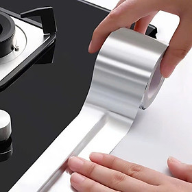 5cm x 30mét Băng Keo Giấy Bạc Nhôm Chịu Nhiệt Chống Nước Để Vá Thau Rổ, Chống Thấm Nhà Bếp Vá Ống Nước Thau Chậu