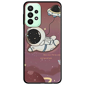 Ốp lưng dành cho Samsung A23 - A53 - A73 - Phi Hành Nền Nâu