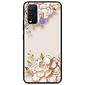 Ốp lưng dành cho Vivo Y30 - Y30i - Y50 mẫu Tranh Hoa Nền Trắng