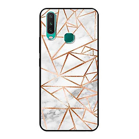 Ốp Lưng in cho Vivo Y17 Mẫu NỀN ĐÁ HOA 10 - Hàng Chính Hãng