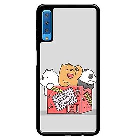 Ốp in cho Samsung Galaxy A70 3 Chú Gấu 2 - Hàng chính hãng
