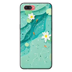 Ốp in cho Oppo Realme C1 Họa Tiết Nền Xanh - Hàng chính hãng
