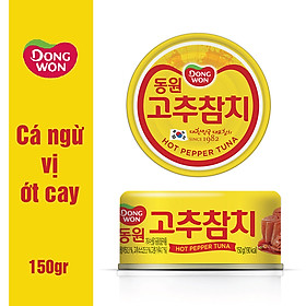 Cá ngừ hộp Dongwon vị ớt cay nhập khẩu Hàn Quốc (150g)