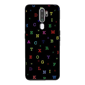 Ốp Lưng in cho Oppo A9 2020 Mẫu Bảng Chữ Cái Đa Màu - Hàng Chính Hãng