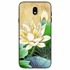 Ốp lưng dành cho Samsung J7 Pro mẫu Hoa Sen Vàng