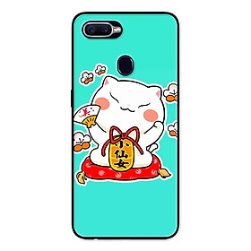 Ốp Lưng in cho Oppo F9 Mẫu Mèo May Mắn 5 - Hàng Chính Hãng