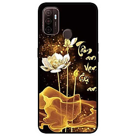 Ốp lưng dành cho Oppo A53 - A93 ( F17 Pro ) - mẫu Sen Vàng Tâm An