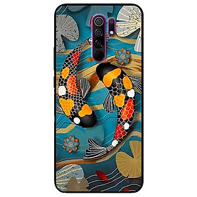 Ốp lưng dành cho Xiaomi Redmi 9 mẫu Cá Koi Đen