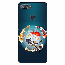 Ốp lưng in cho Xiaomi Mi 8 Lite Mẫu Koi Vây Quanh
