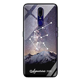Ốp kính 12 cung Hoàng Đạo cho Oppo F11 Aquarius - Hàng chính hãng