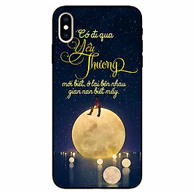 Ốp lưng in cho Iphone Xs Max Mẫu Đi Qua Yêu Thương