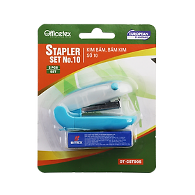 Combo bấm kim Officetex OT-CST005 (1 bấm kim, 1 hộp kim bấm)