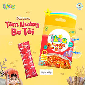 Rắc cơm Tôm nướng bơ tỏi iKiro 27g (6 gói)