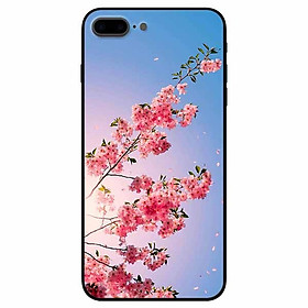 Ốp lưng dành cho Iphone 7 Plus , 8 Plus mẫu Hoa Đào Rơi
