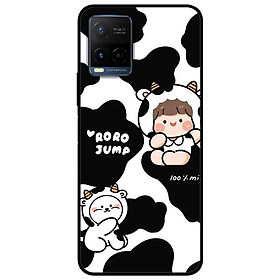 Ốp lưng dành cho Vivo Y21 - Vivo Y21s mẫu Búp Bê Bò Sữa