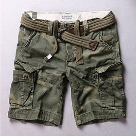 Quần short túi hộp_ngắn( kèm thắt lưng)_dã ngoại