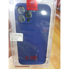 Ốp lưng dành cho iphone 12 promax silicons màu , chống bẩn, chống sốc, mặt trong phủ nhung mềm mịn không làm xước máy - Hàng Chính Hãng