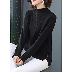 Áo Len Nữ Cổ Chui Thời Trang Mới Hàn Quốc ALN035 MayHomes Thời Trang Thu Đông