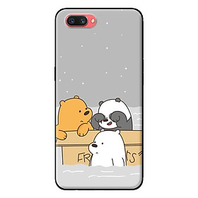 Ốp in cho OPPO A5 3 Chú Gấu 1 - Hàng chính hãng