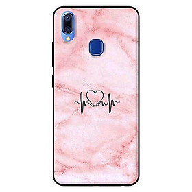 Ốp in cho Vivo Y91 Đá Hồng - Hàng chính hãng