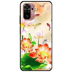 Ốp lưng dành cho Xiaomi Xiaomi Redmi Note 10 - Redmi Note 10 Pro - mẫu Sen Nở Và Koi