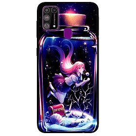 Ốp lưng dành cho Samsung Galaxy M31 mẫu Cô Gái Trong Lọ