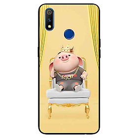 Ốp lưng in cho Realme 3 Pro Mẫu Heo Vua