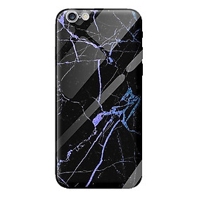 Ốp kính cho iPhone 6 mẫu NỀN ĐÁ HOA 4 - Hàng chính hãng