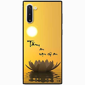 Ốp lưng in cho Samsung Note 10 Mẫu Tâm An